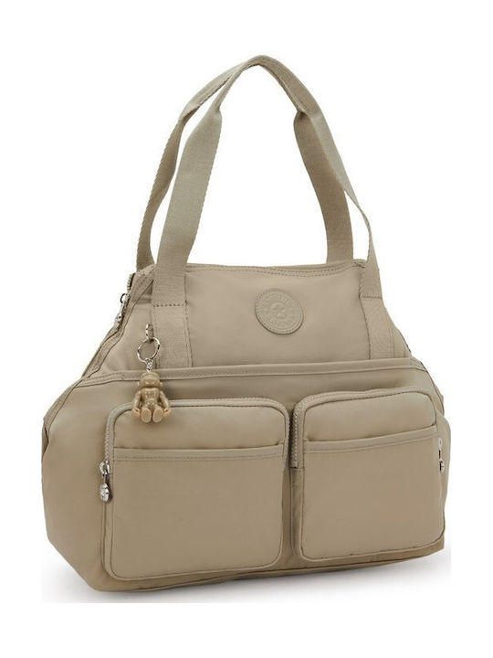 Damentasche Schultertasche Beige