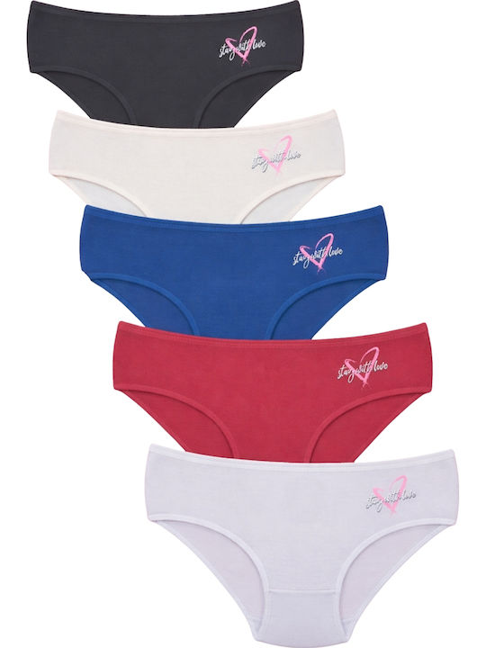 Onurel Set of Kids' Briefs Multicolored 5pcs