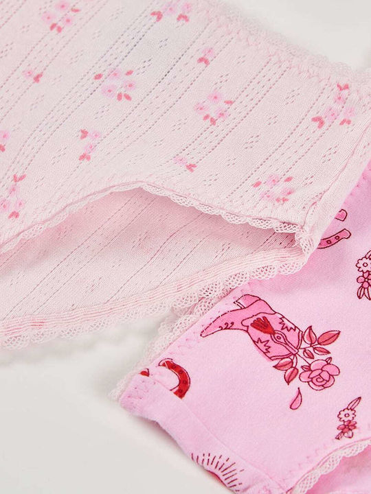 Boboli Σετ Παιδικά Βρακάκια Pink