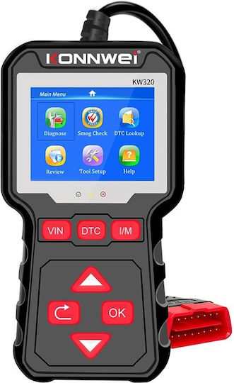 Konnwei Автомобилна Диагностика OBD 2 с Кабел