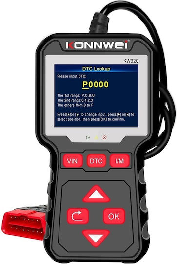 Konnwei Автомобилна Диагностика OBD 2 с Кабел