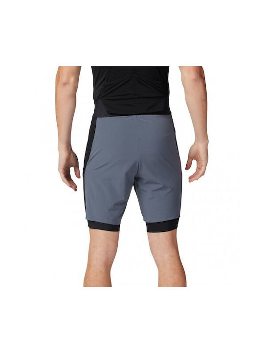 Fox Flexair Pantaloni De Ciclism Pentru Bărbați Cu Bretele Gri