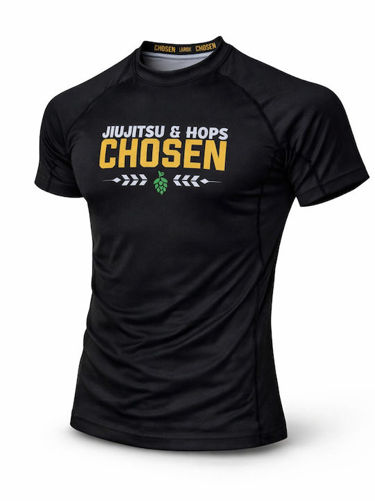 Chosen Short Sleeve Shirt CHRS153 for Jiu-Jitsu Black