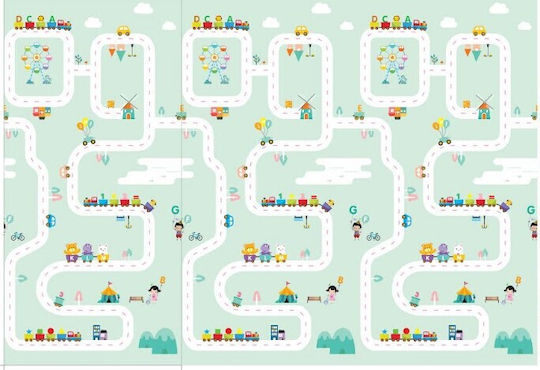 ikonka Activity Mat Cars Multicolor 180x200cm