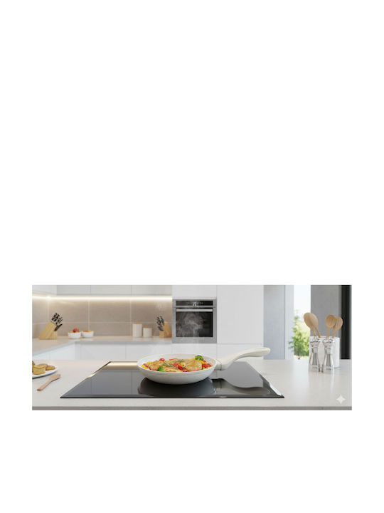 Cheffinger Set de tigăi din aluminiu Pink cu strat antiaderent CF-FA03Beige 3buc