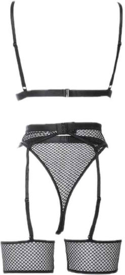 Set Sexy Lenjerie Anastasia Neagră