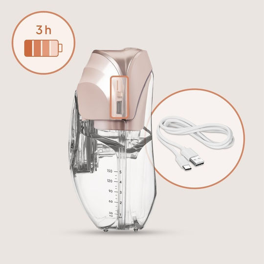 Lionelo Pompa de sân simplă electrică Fidi Free Slim Roz
