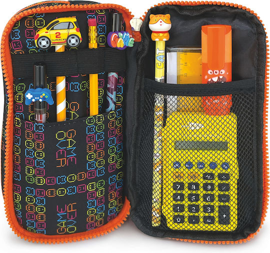 Lebez Pencil Case Full 12pcs Barrel Various Designs/Colours