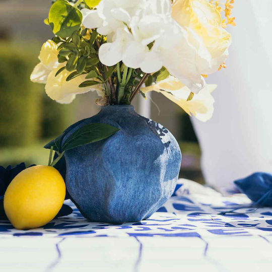 Beauty Home Vază Ceramică Olya Albastră Y11.5cm