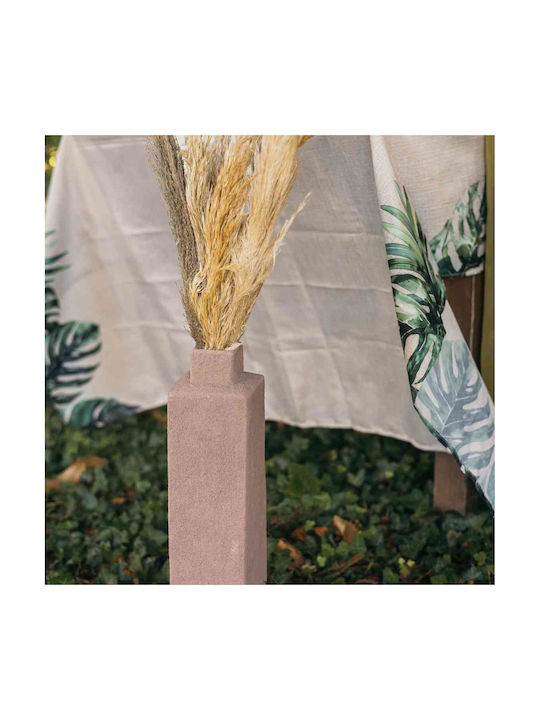 Beauty Home Decorative Vase Liora Beige 11x11x45cm