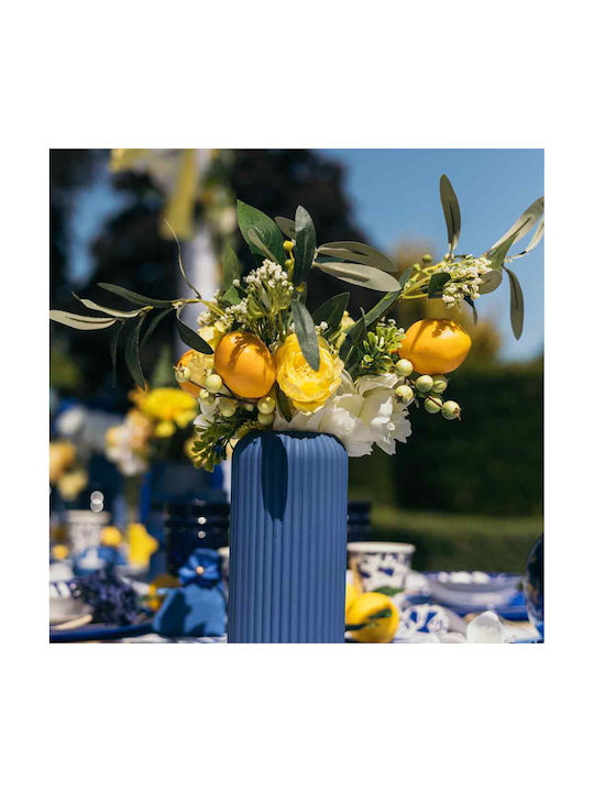 Beauty Home Decorative Vase Zoé Blue 20cm