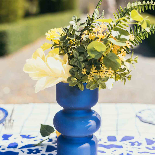 Beauty Home Decorative Vase Gabriel Blue 18cm