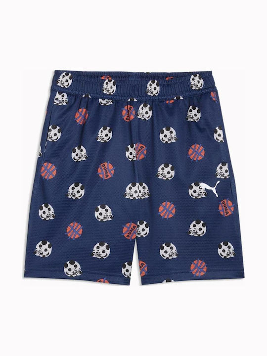 Kids' Athletic Shorts/Bermudas Sporty Cats Night Indigo