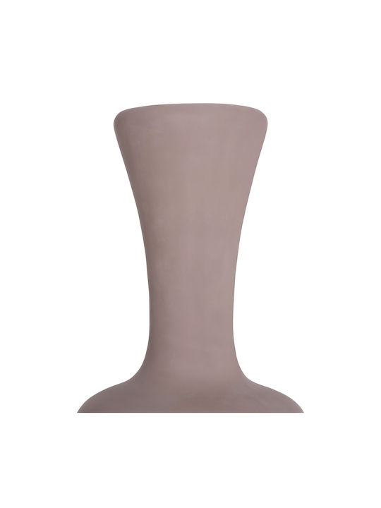HomeMarkt Dekorative Boden-Vase Beton Nebula Braune 17xH45cm