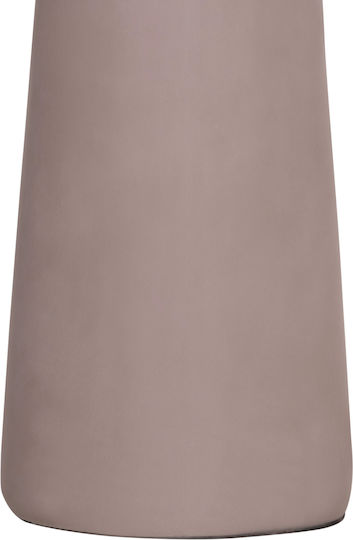 HomeMarkt Decorative Floor Vase Concrete Nebula Brown 17xH45cm