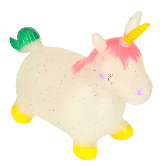 ikonka Săritori Unicorn Pentru 3+ Ani Roz 47 cm