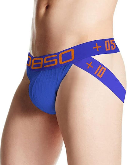 Kinksters Jockstrap Sexy pentru bărbați Albastru