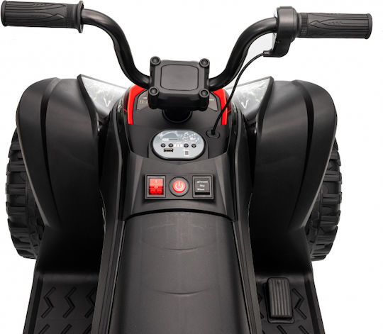 Motocicletă Cu 4 Roți Electrică 24 Volt Roșie Pentru 3+ Ani