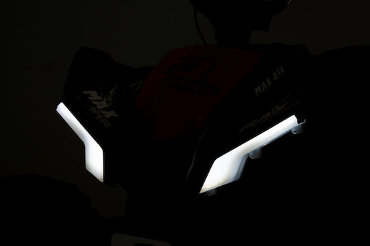 Motocicletă Cu 4 Roți Electrică 24 Volt Roșie Pentru 3+ Ani