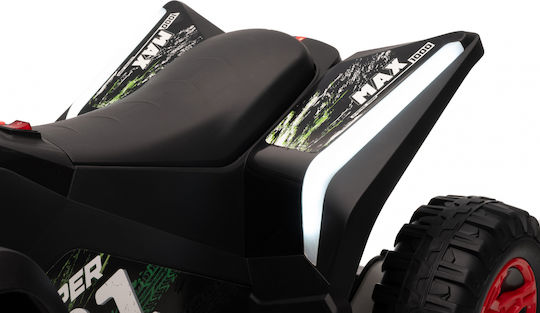 Motocicletă Cu 4 Roți Electrică 24 Volt Roșie Pentru 3+ Ani