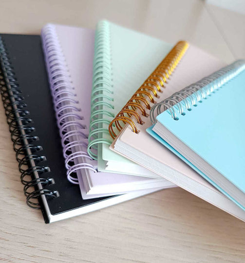 Obro Spiral Planer Agenda Wöchentlich Organisation Gewohnheitstracker To-do-Liste Lila A5