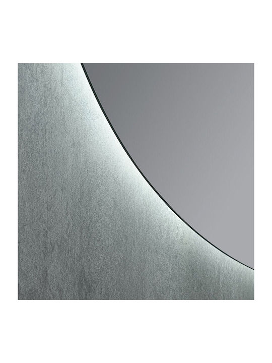 Sparke Round Bathroom Mirror Led 80x80cm White