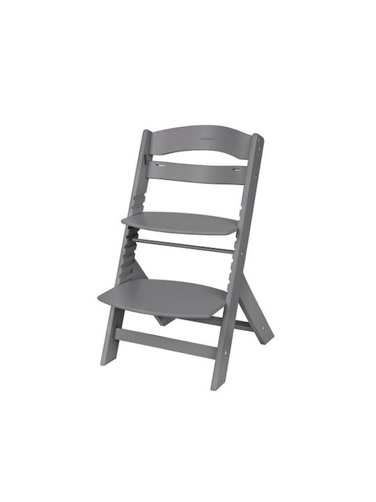 Kikka Boo Nordy Baby Highchair 2 in 1 with Adjustable Height Dark Gray