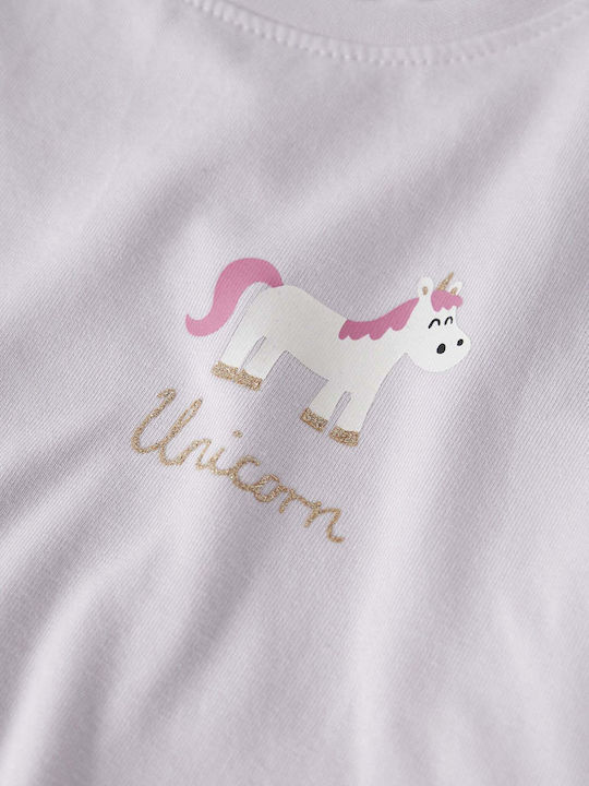 Детска тениска Lilac Unicorn
