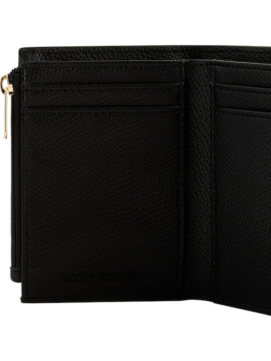 Stoff Damen Geldbörse Klassisch Schwarz