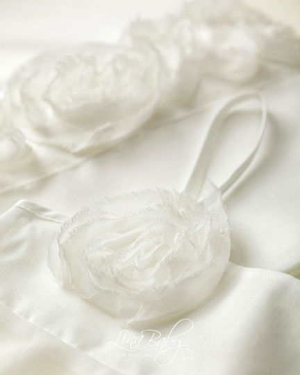 Lina Baby Set Christening Oilcloths Ecru 4 Pieces