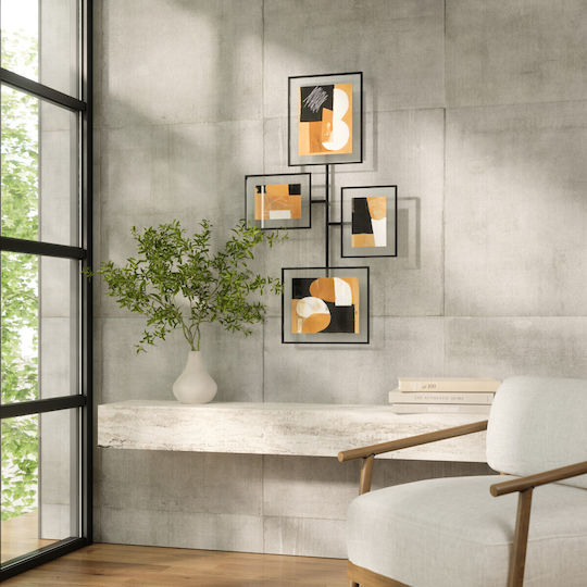 Umbra Wall Frame Metallic 57cmx99cm with Black Frame