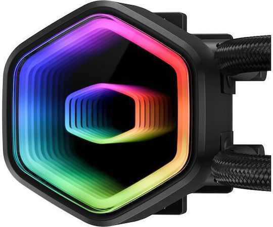 CoolerMaster MasterLiquid 360 Core II Υδρόψυξη AIO CPU με 3 Ανεμιστήρες 120mm και ARGB Φωτισμό