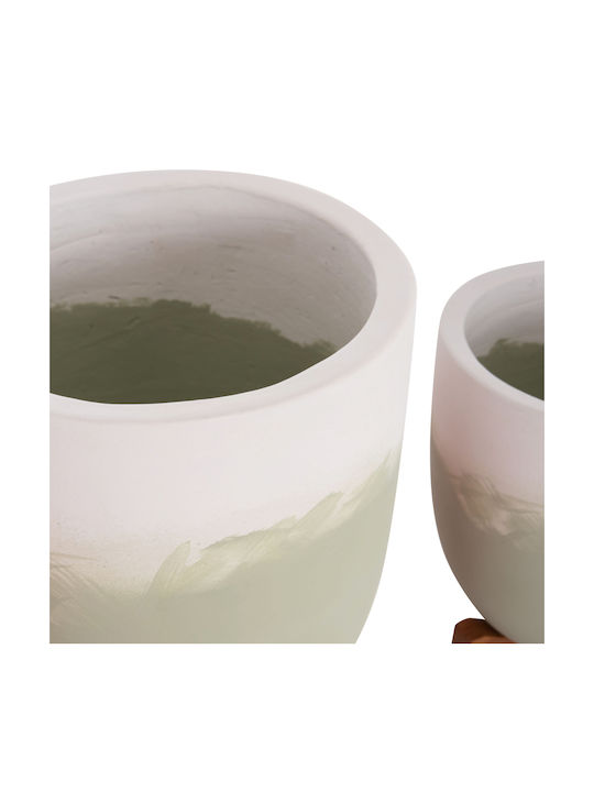 HomeMarkt Σετ 2 Γλάστρες Πήλινες Terracotta