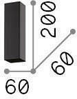 Ideal Lux Pl1 Square Μονό Σποτ Ideal Lux Pl1 Square Μονό Σποτ
