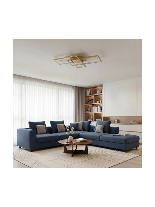 kelvo Ceiling Mount Light 45cm White with Integrated LED