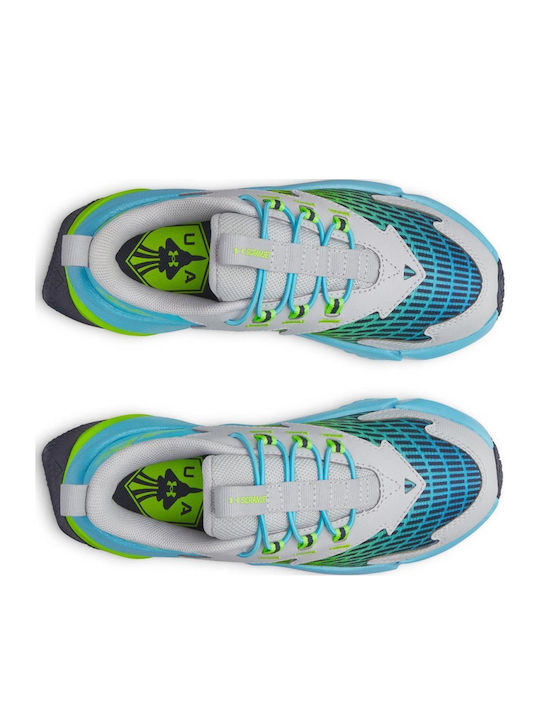 Scramjet 7 Kids Sports Shoes Running with Laces Blue