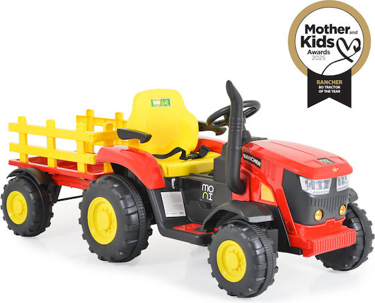 Rancher Elektrisch mit Anhänger 12 Volt Rot