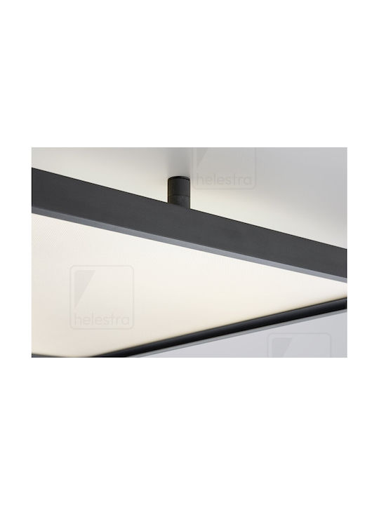Helestra Deckenleuchte 61cm Schwarz mit Integrierter LED