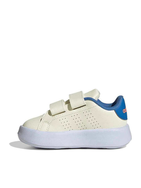 Advantage Kids Sneakers with Hoop & Loop Closure Beige