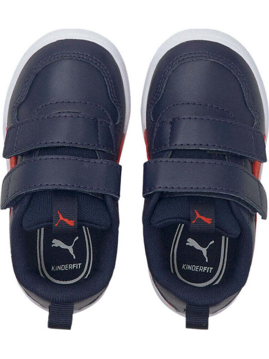 Multiflex Kids Sneakers with Scratch Navy Blue