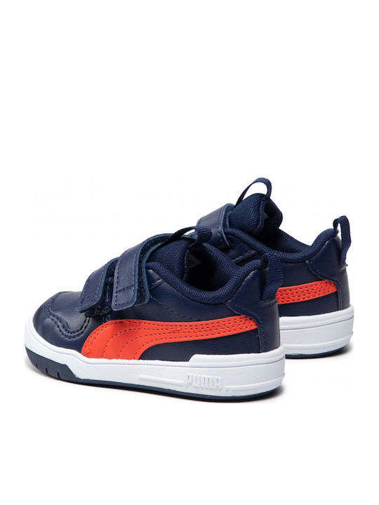 Multiflex Kids Sneakers with Scratch Navy Blue