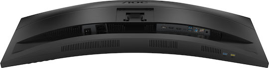 AOC CU34E4CV Ultrawide VA HDR Curved Monitor 34" QHD 3440x1440 με Χρόνο Απόκρισης 4ms GTG