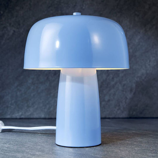 Butlers Table Lamp with Blue Shade and Base