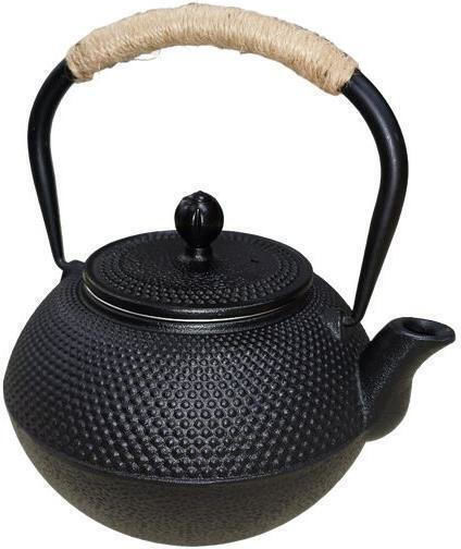 Newest Teapot with Filter Cast Iron Black 1200ml