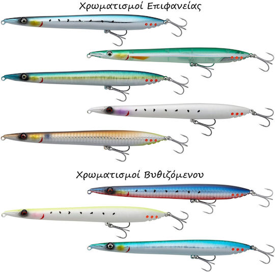Momeli Artificiale Savage Gear Surf Walker 2.0 De Suprafață 18 Cm 29 Gr Auriu Sayoris