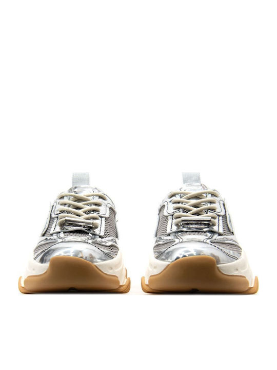 Possession-e Chunky Sneakers Metallic Silver