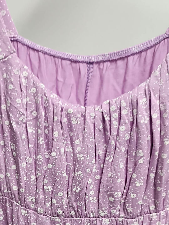 Sommer Mini Kleid Lilac