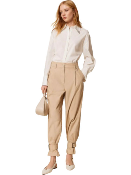 Women's Fabric Trousers Safari
