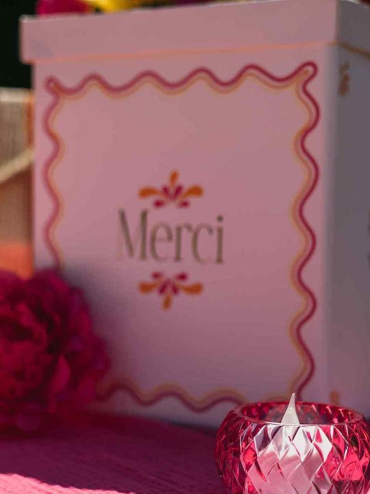 Beauty Home Suport pentru lumânare Sticlă 7.5x7.5x4buc 1buc