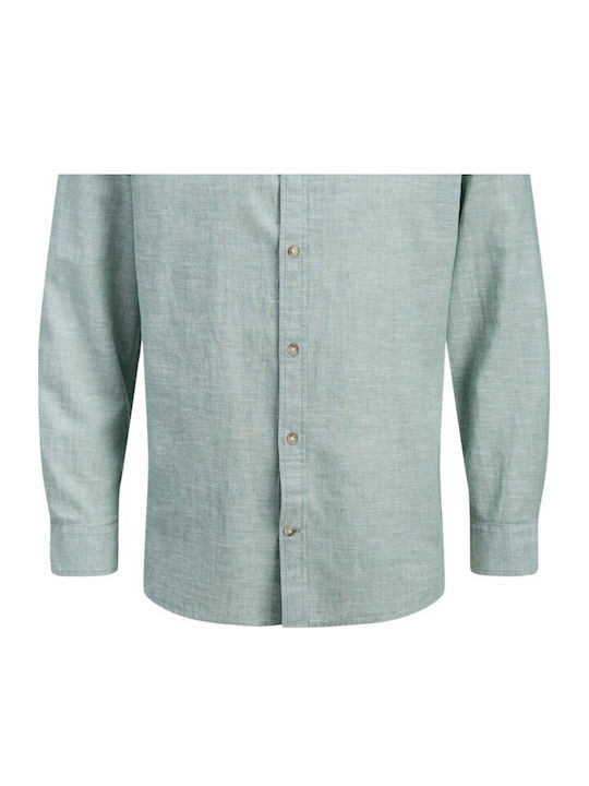 Jack & Jones Linen Shirt Granite Green